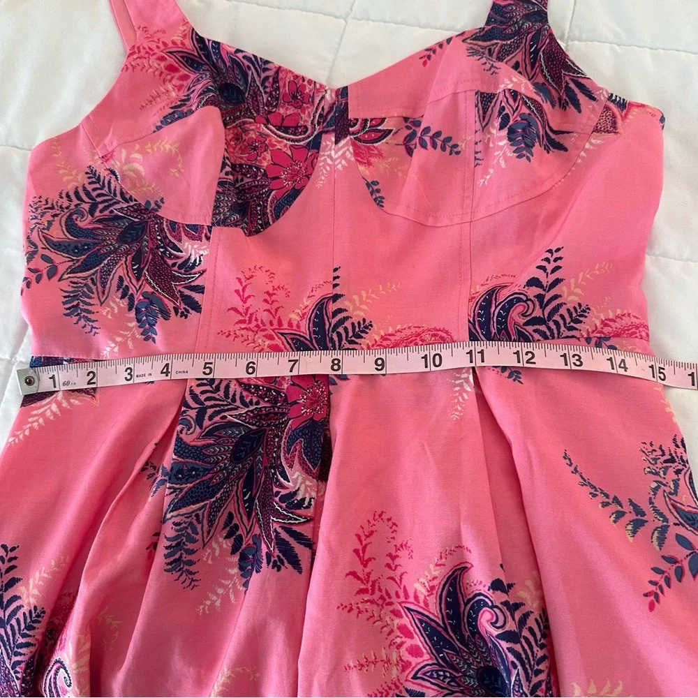 LOFT Pink Floral Mini Dress - Picture 10 of 12